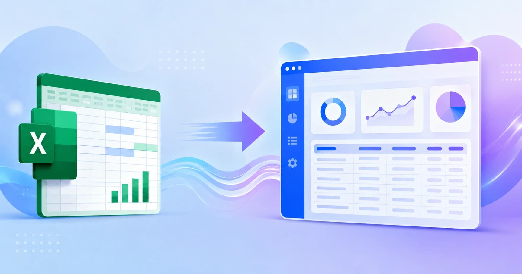 Convert Excel to Web Application