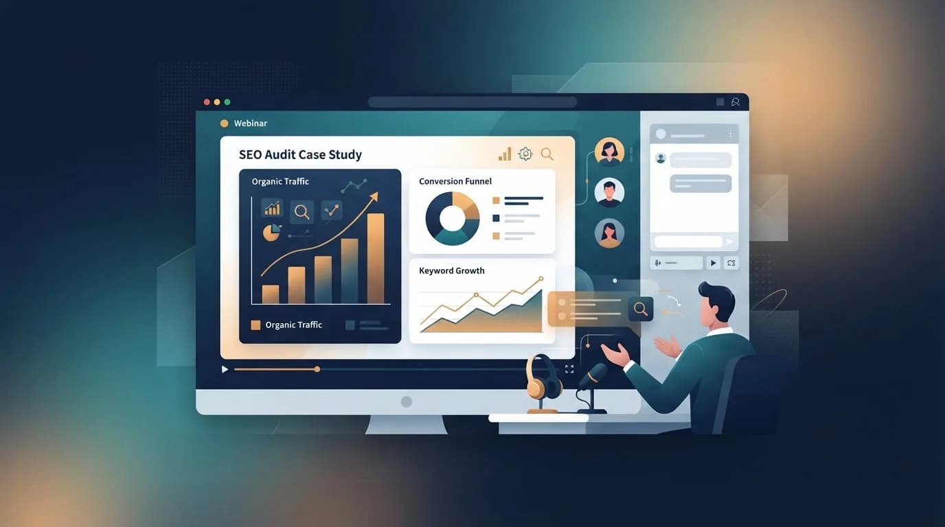 Digital Marketing Agency Webinar to Sell Audit Case Study
