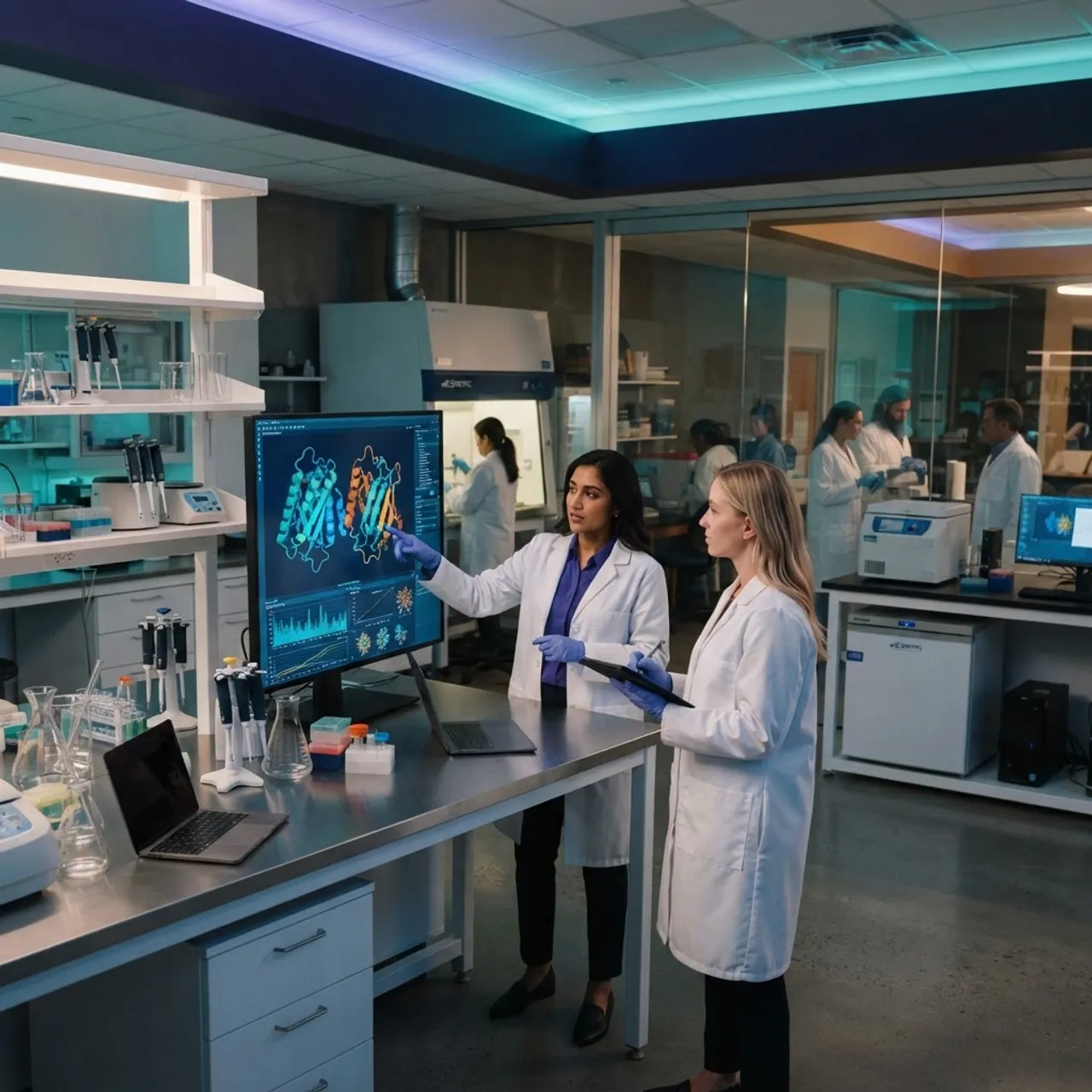 AI accelerated scientific discovery lab in 2026