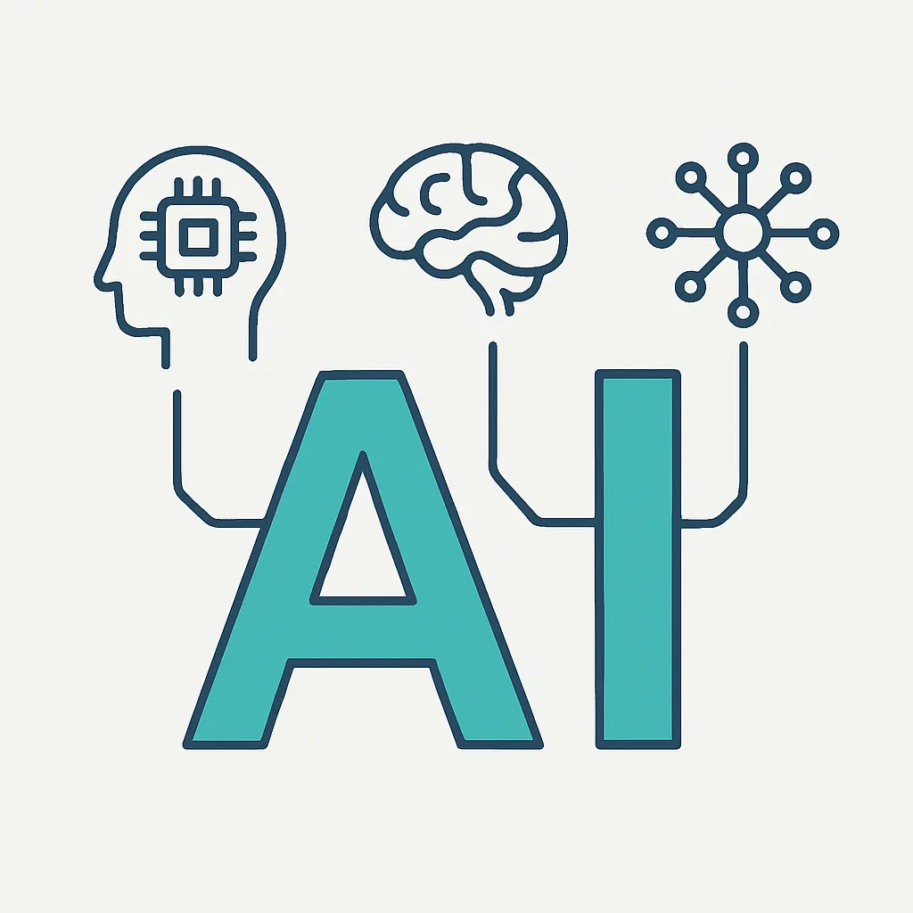 Acronym A and I being decoded into icons