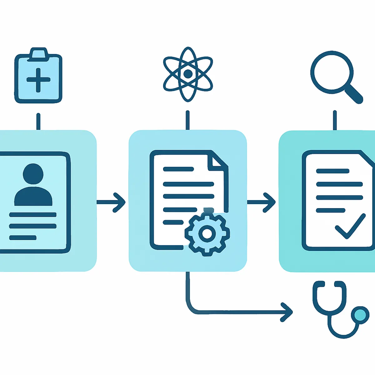 AI-assisted clinical documentation workflow