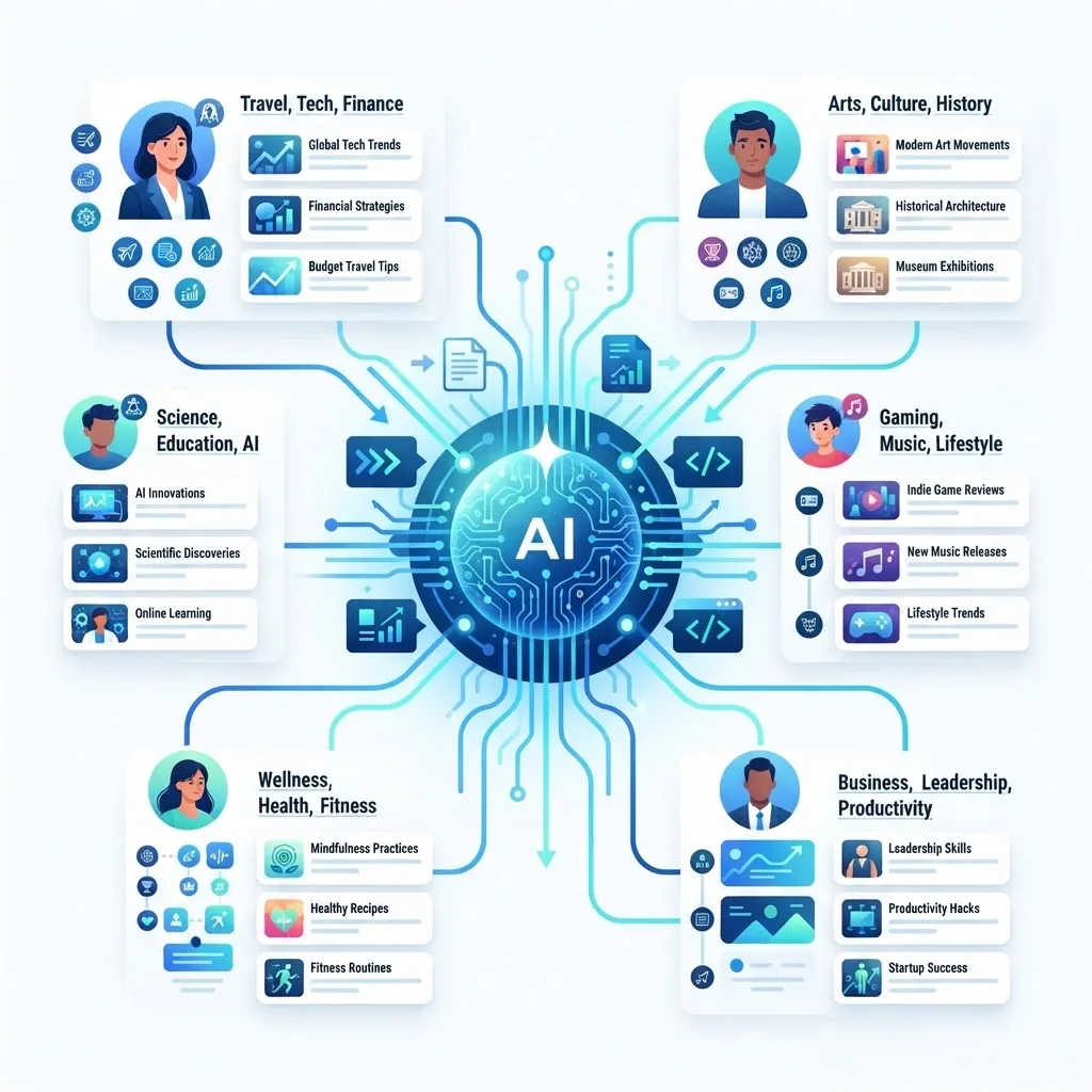 AI-powered content personalization across audiences