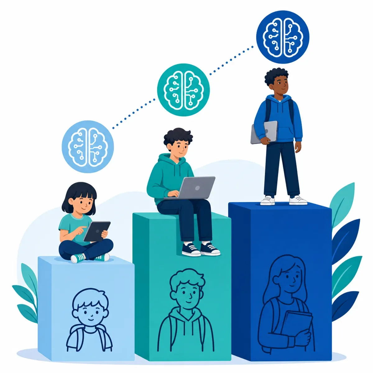 AI curriculum across elementary, middle, and high school levels