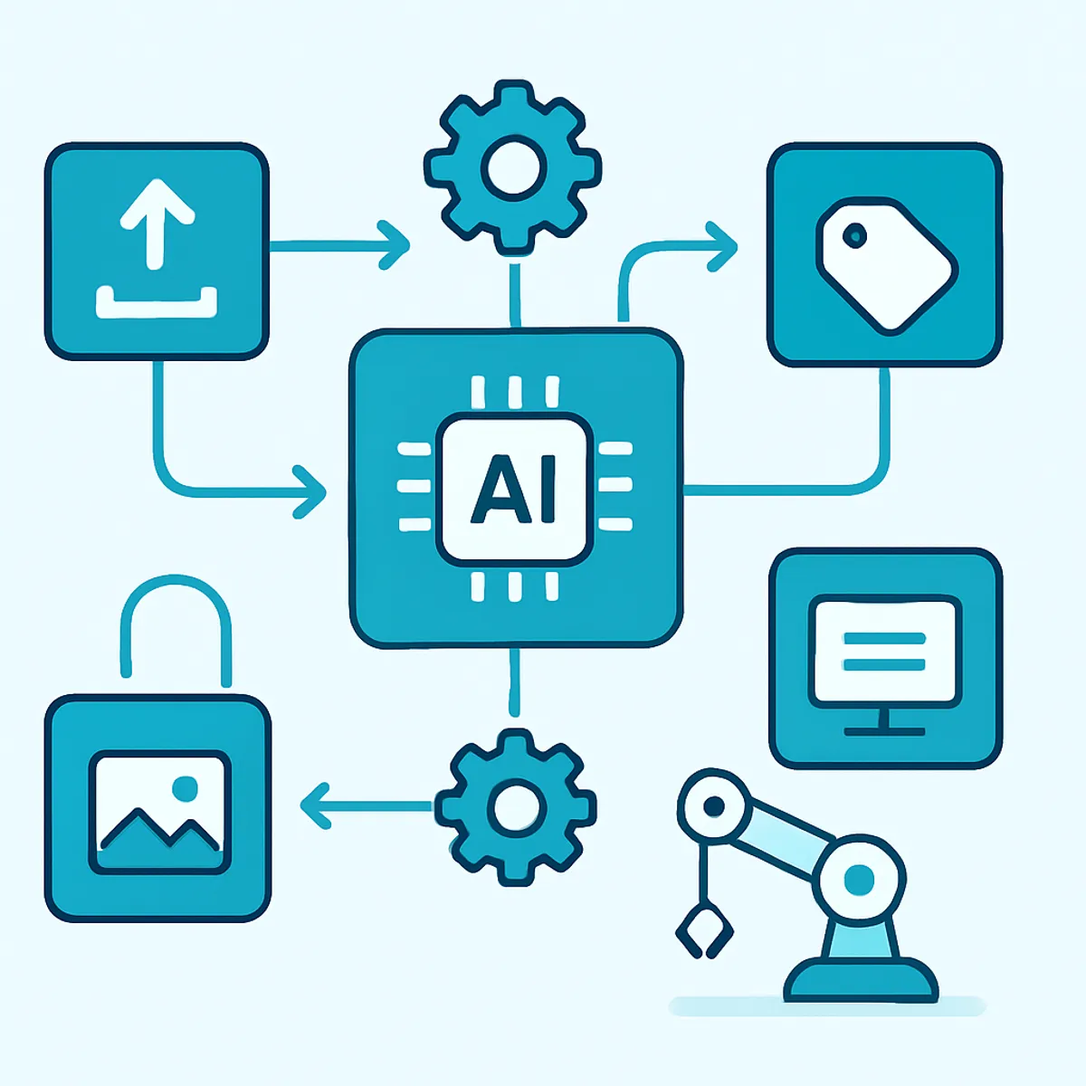AI digital asset management workflow automation
