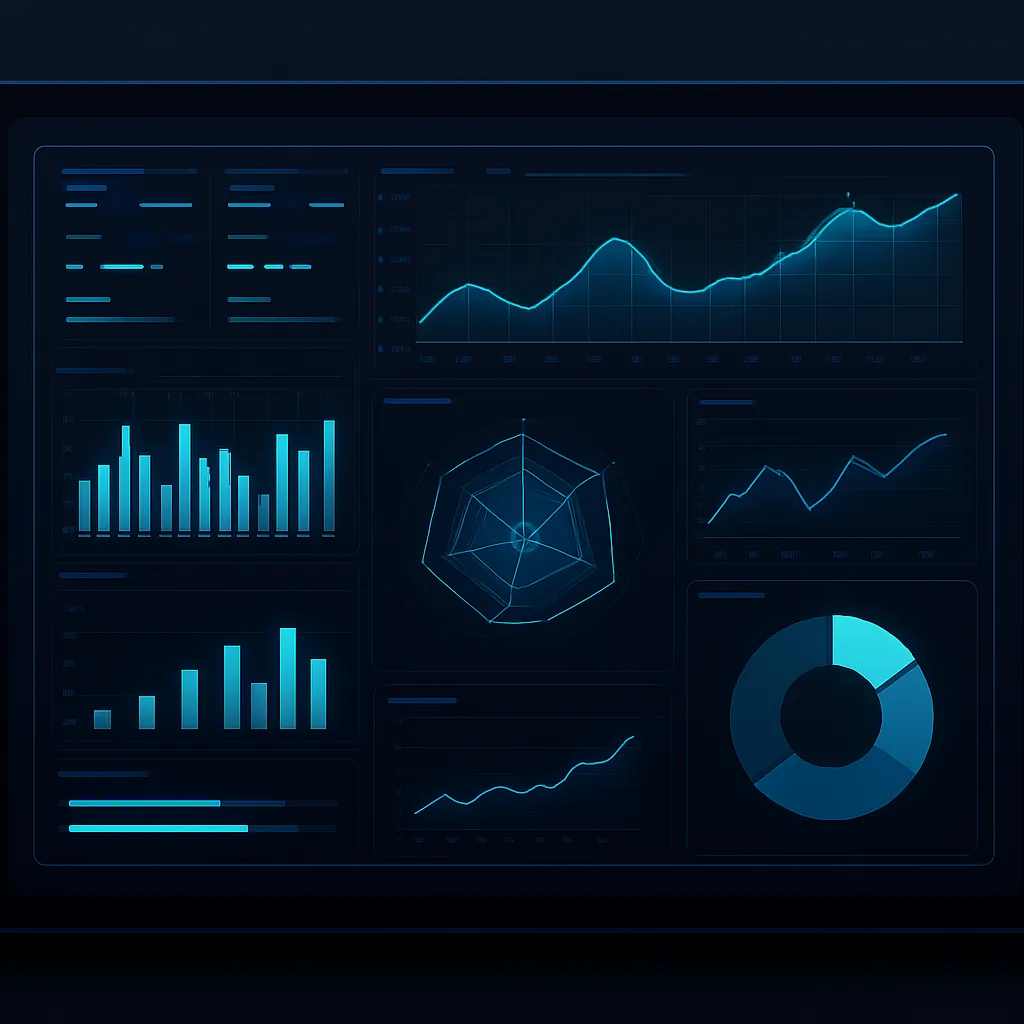 AI data analytics dashboard for BinaryMove insights
