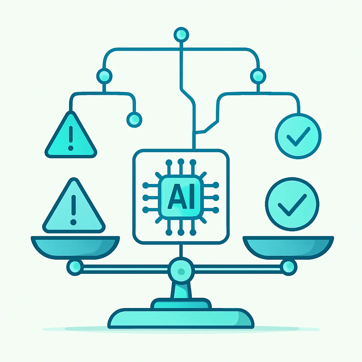 AI decision making under risk with branching paths