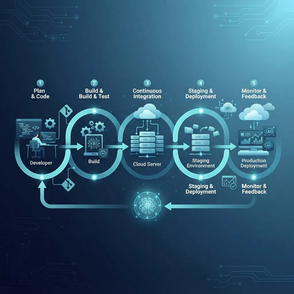 AI DevOps and CI/CD pipeline automation