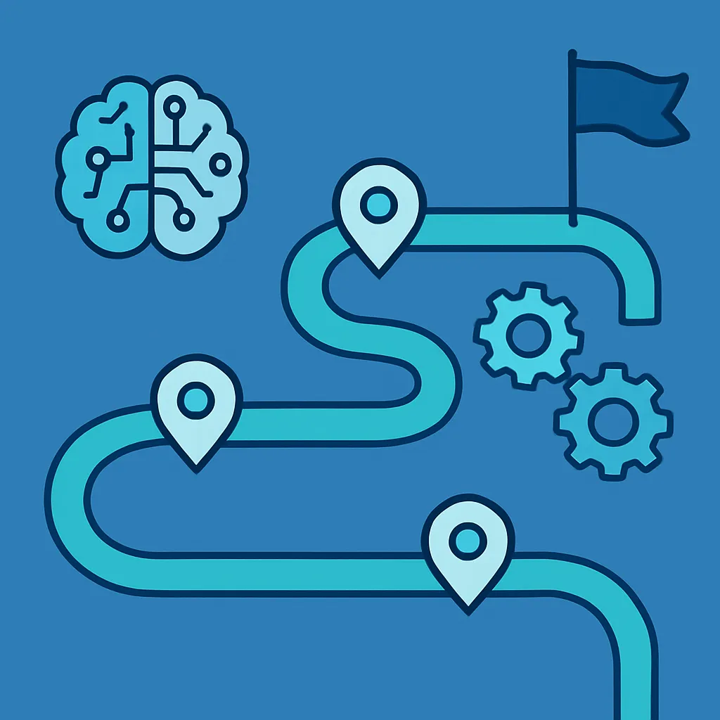 AI education policy roadmap illustration