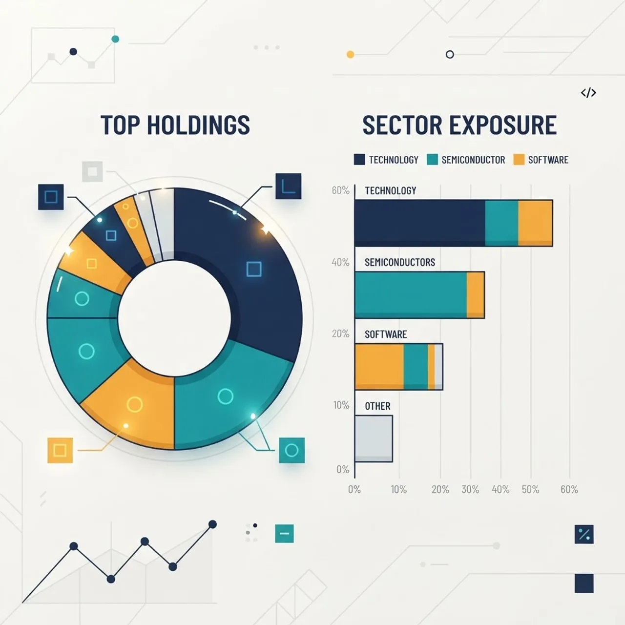 AI ETF top holdings and sectors
