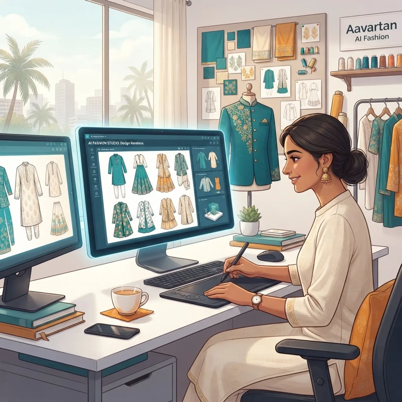 AI-assisted fashion design in India