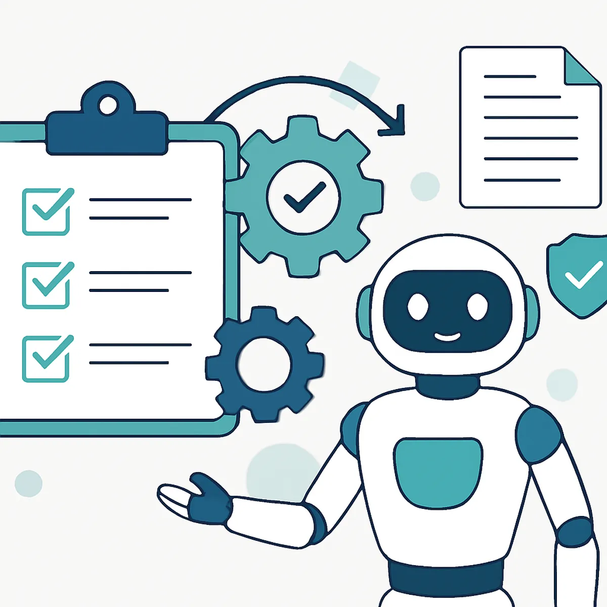 AI governance compliance tools dashboard illustration