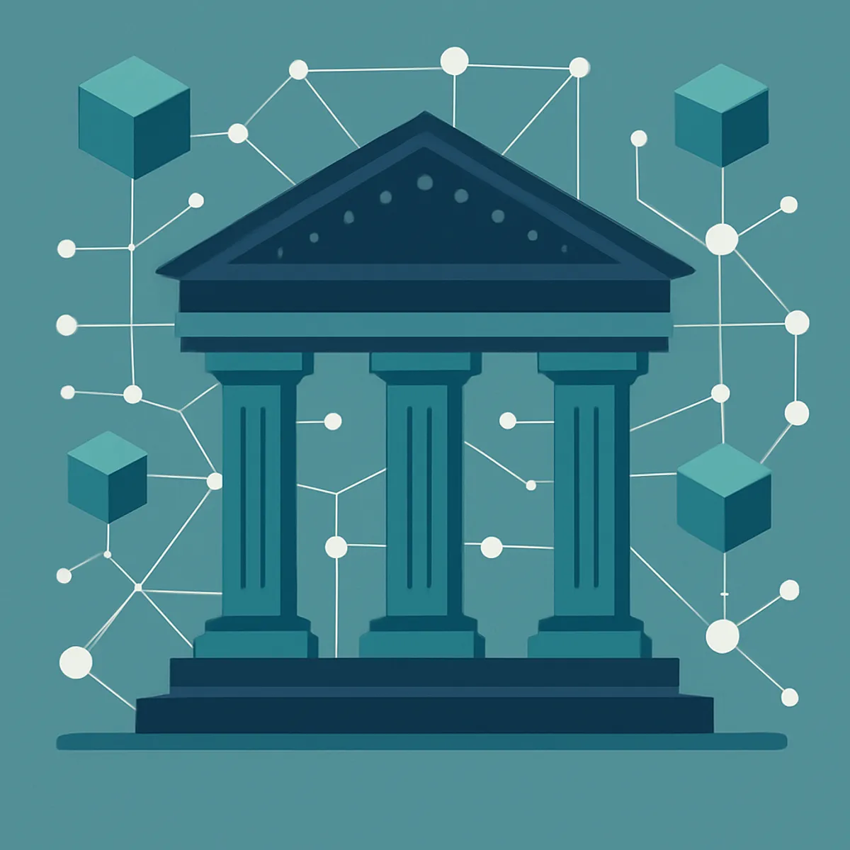 AI governance frameworks structure illustration