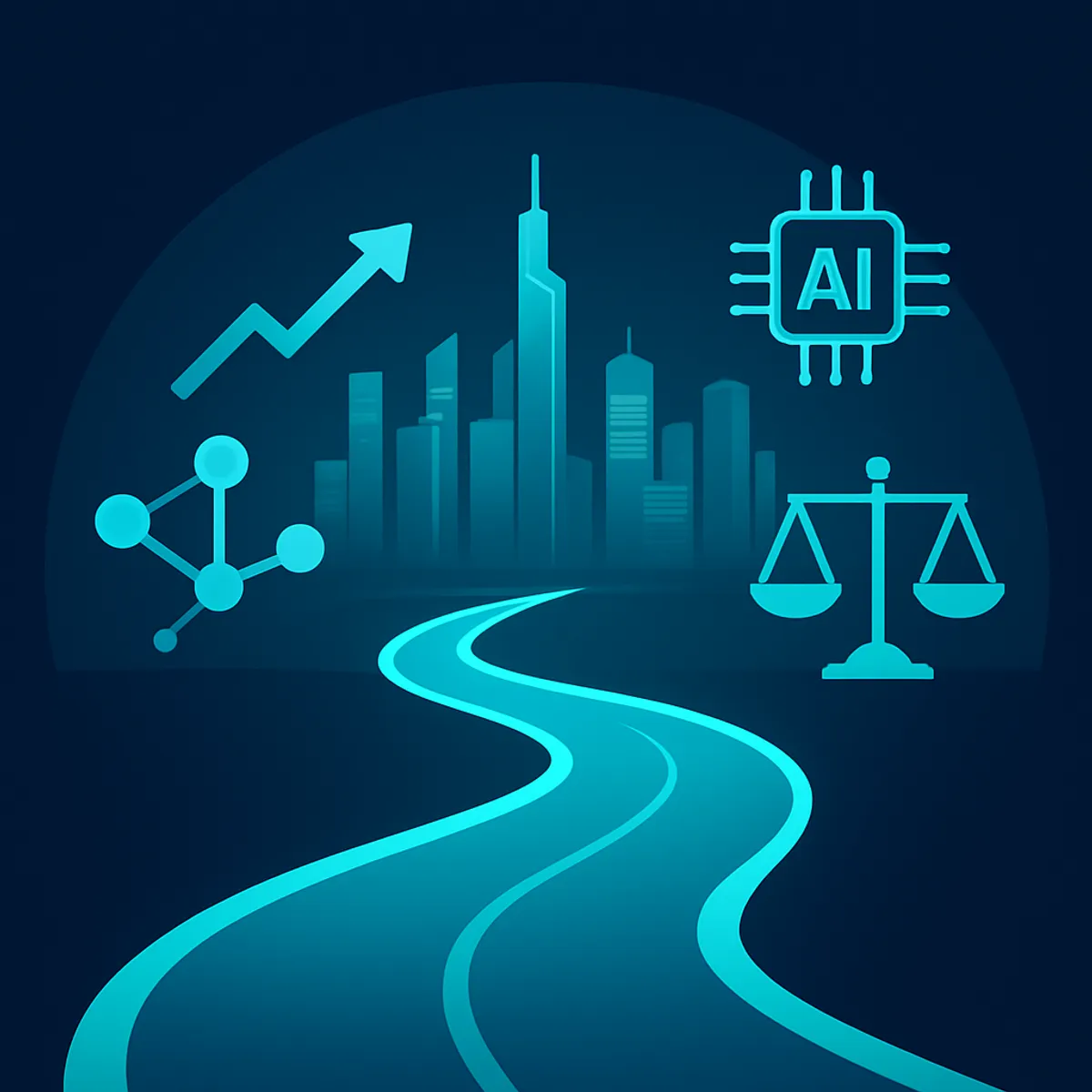 Future of AI governance trends illustration