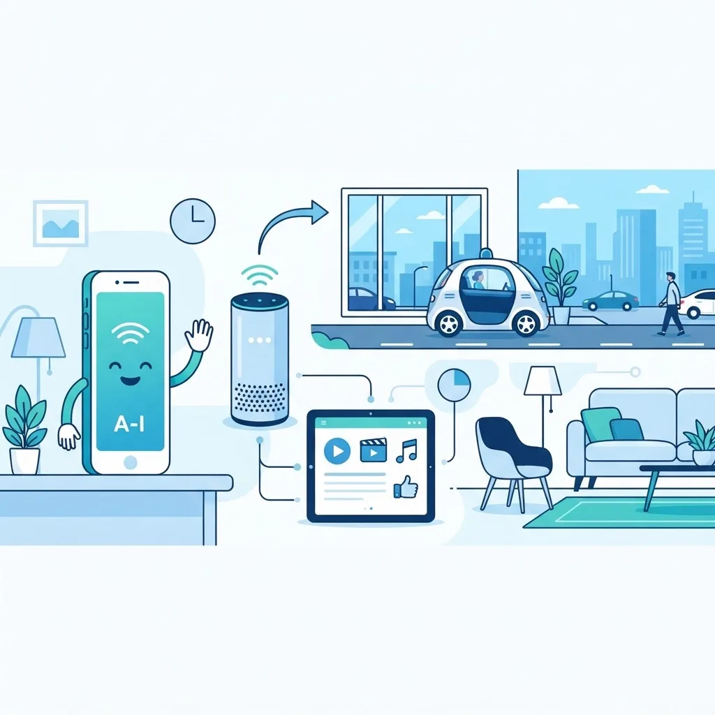 Artificial intelligence in everyday life with voice assistant and self-driving car