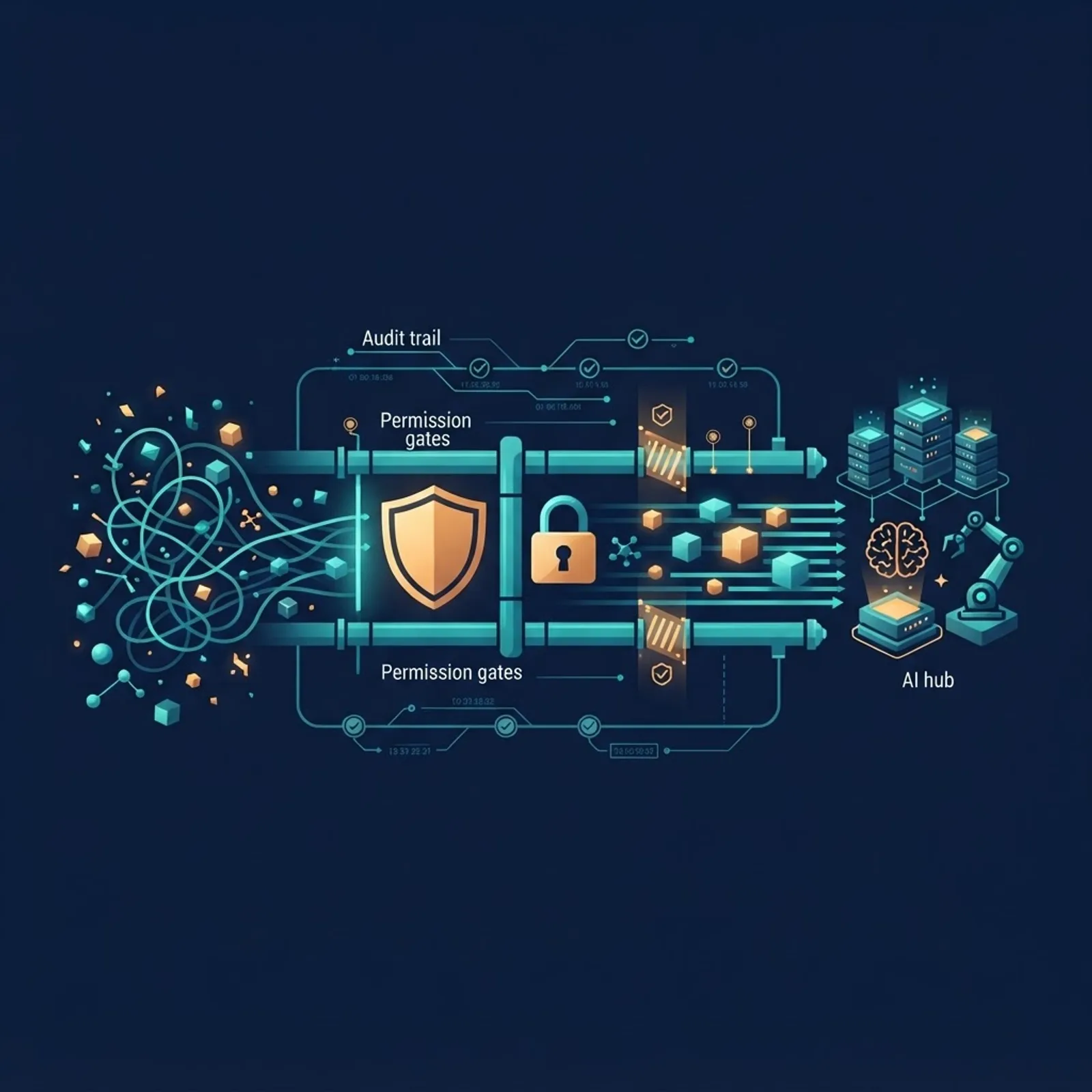 AI data governance security and compliance controls
