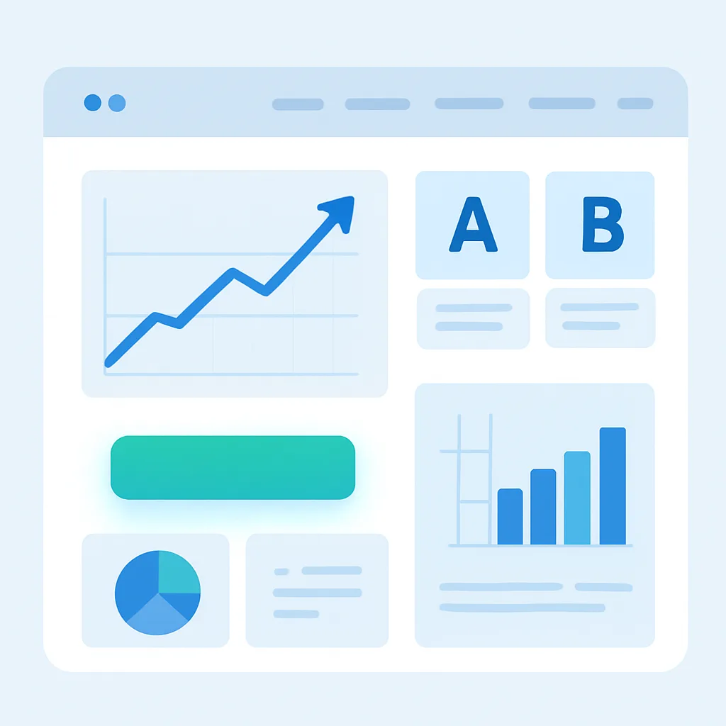AI landing page conversion optimization analytics