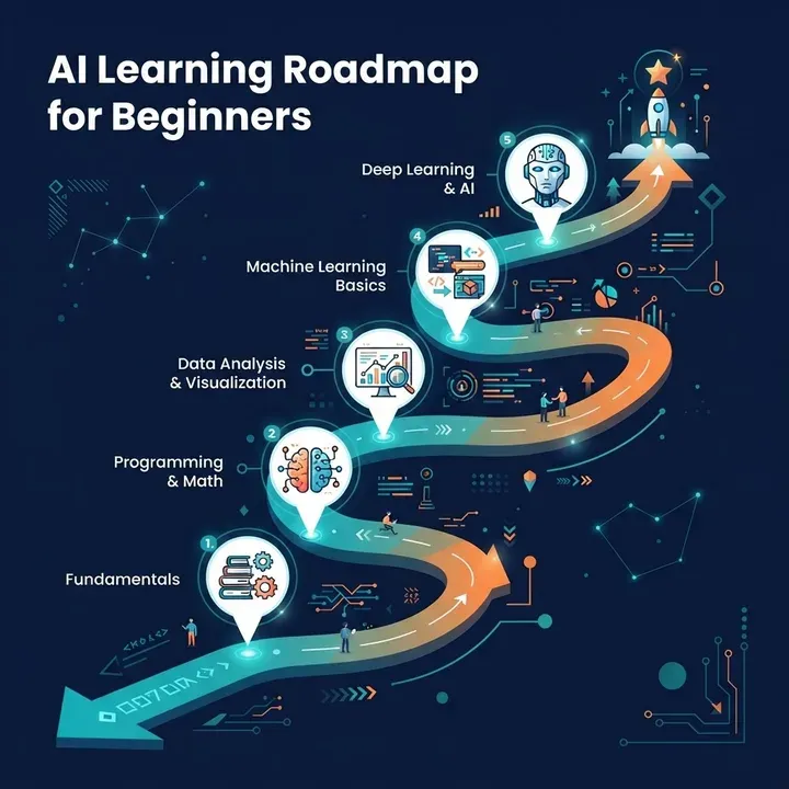 AI learning roadmap for beginners
