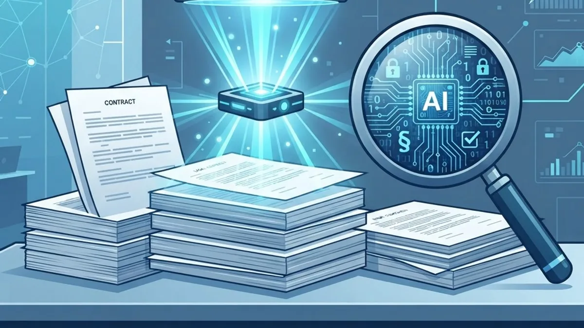 AI-powered legal document review scanning contracts