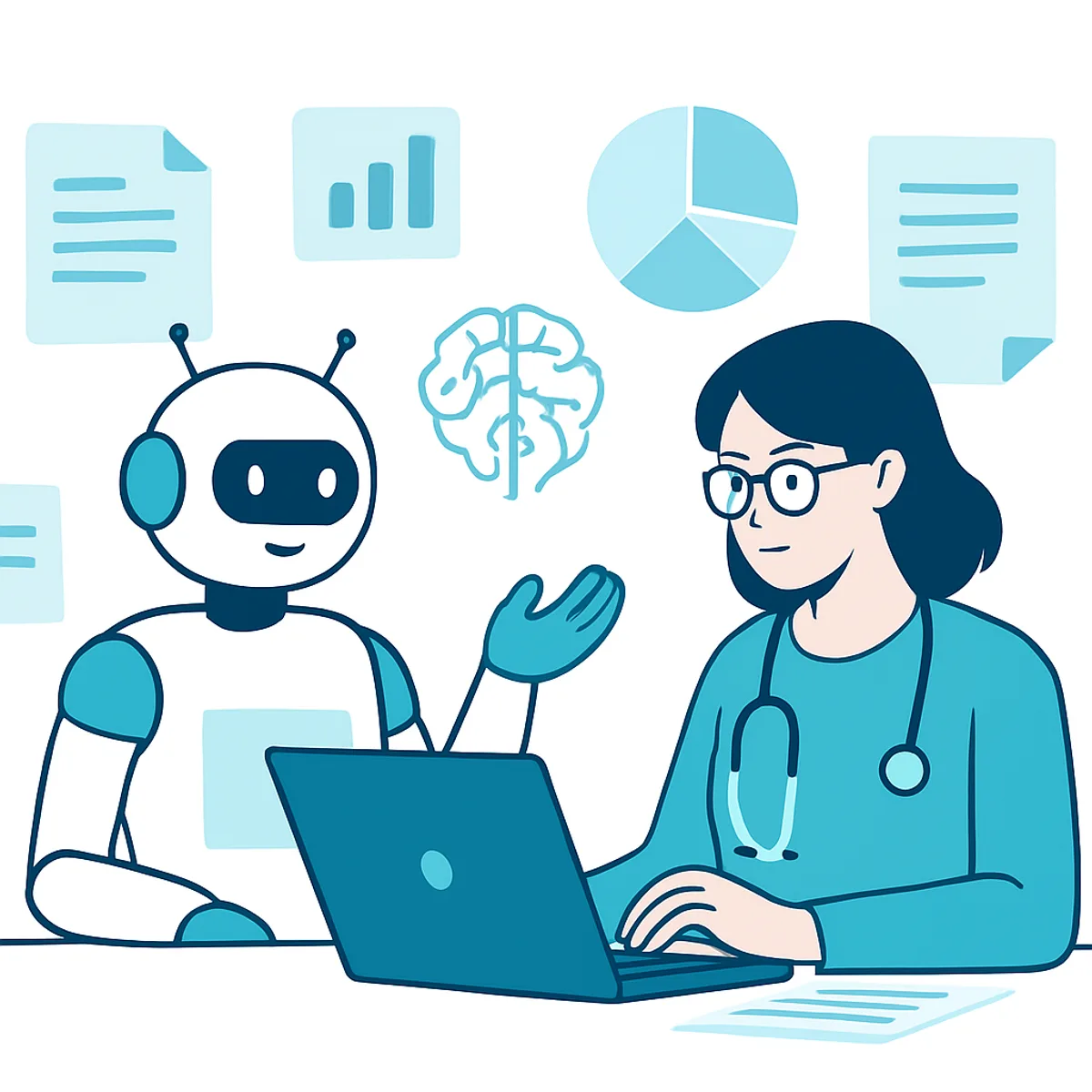 Overview of AI assisting medical writers