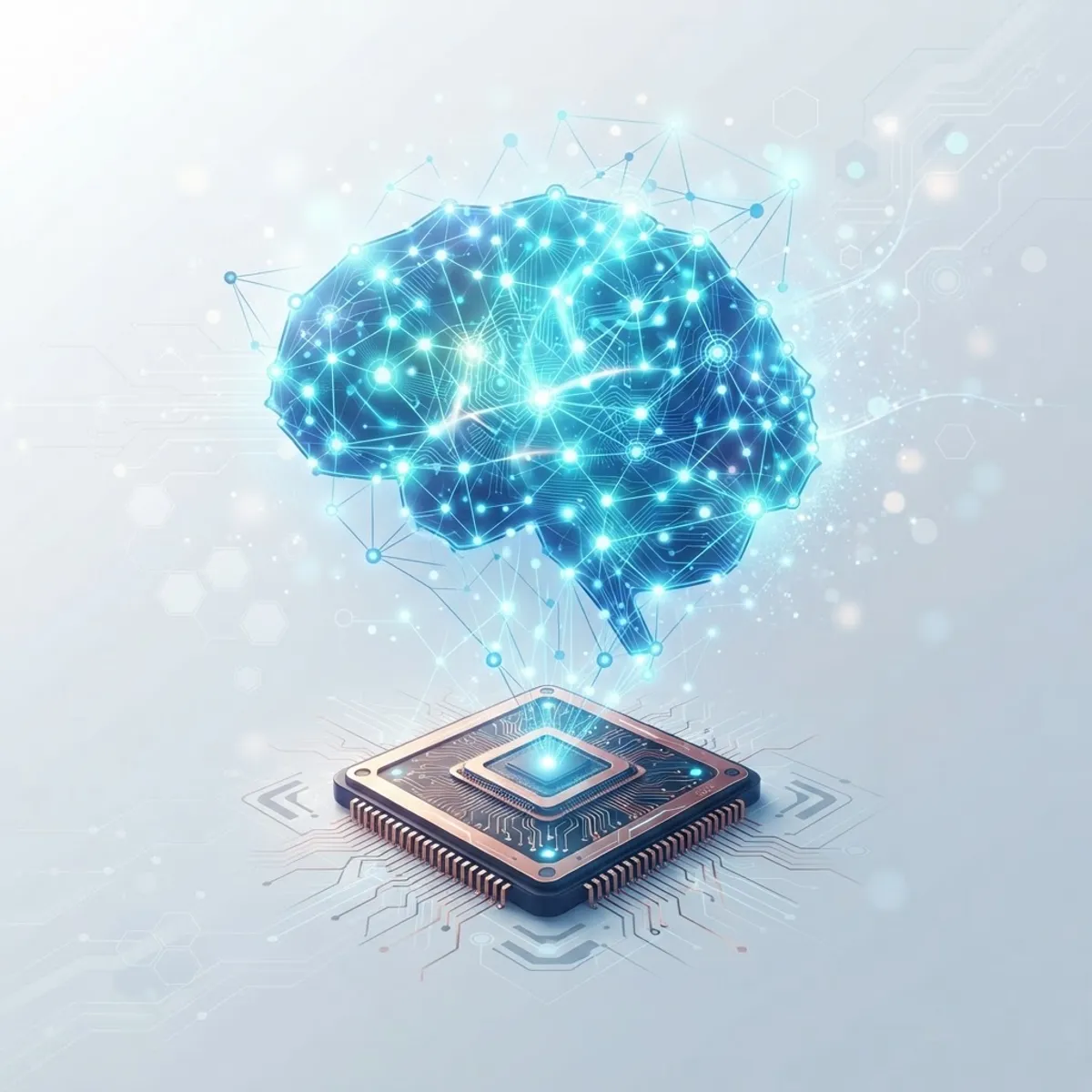 Abstract illustration of advanced AI language models