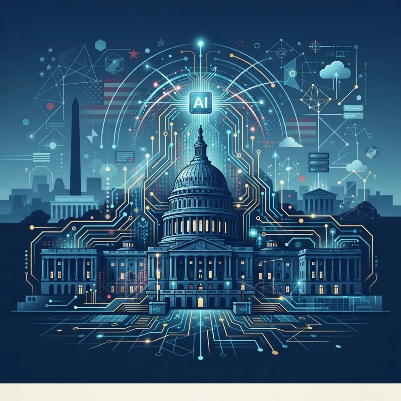 National AI strategy and policy concept