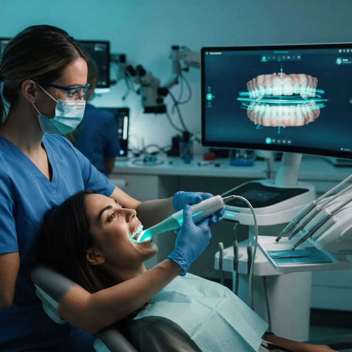 AI-powered 3D dental imaging and intraoral scanning