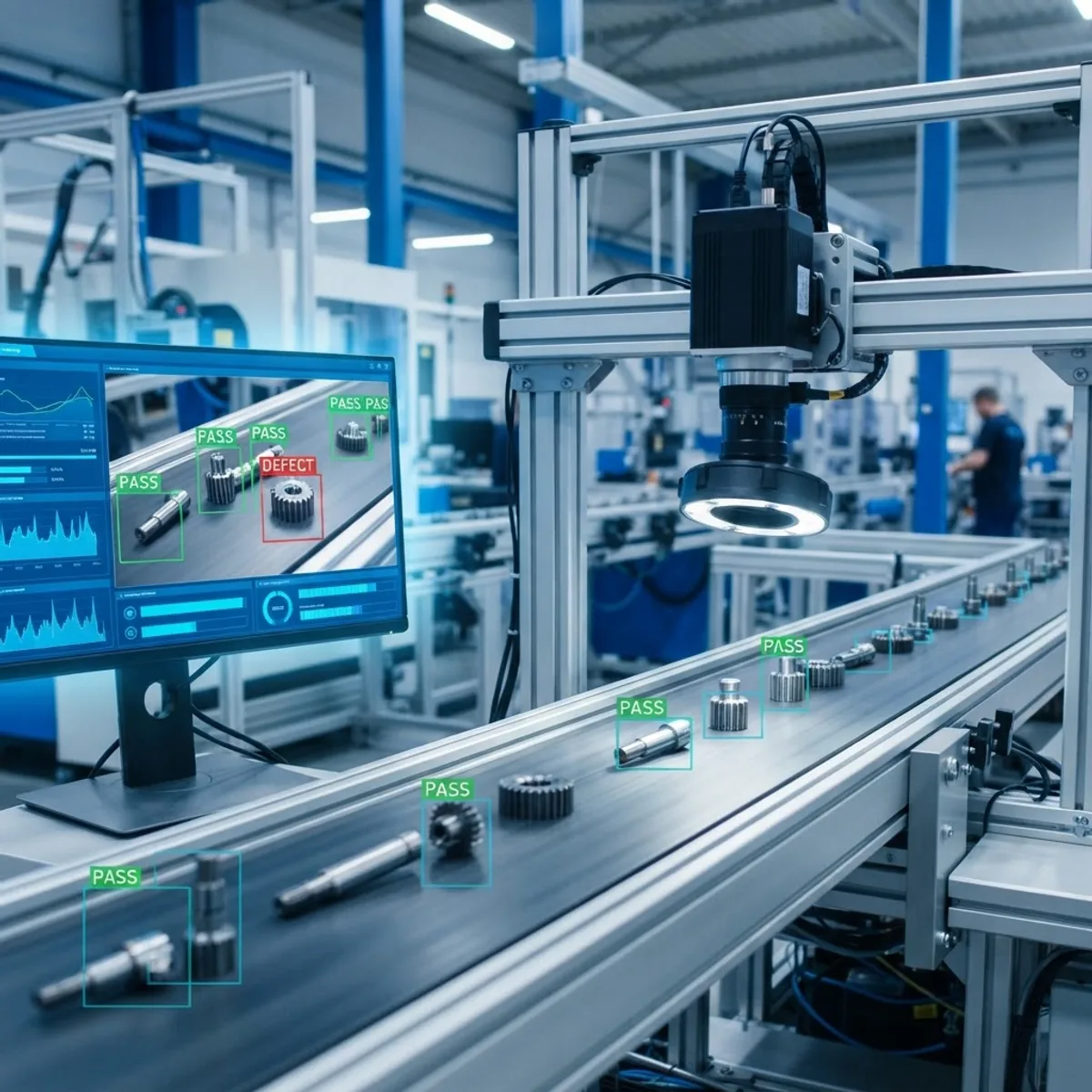 AI computer vision quality control inspection system