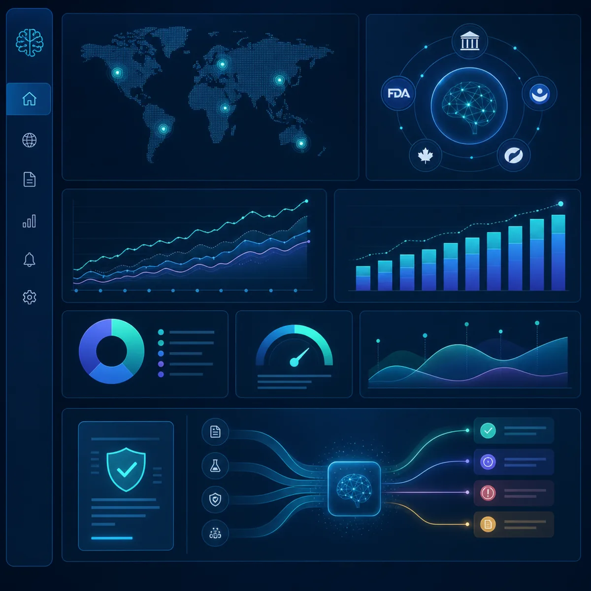 AI regulatory intelligence dashboard