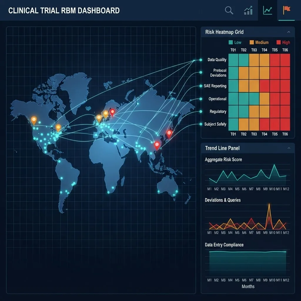 Risk based monitoring across clinical trial sites