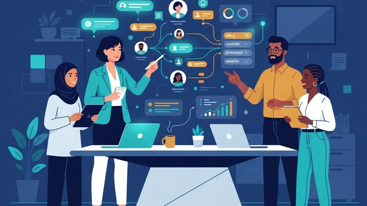 AI sales talent acquisition team collaborating