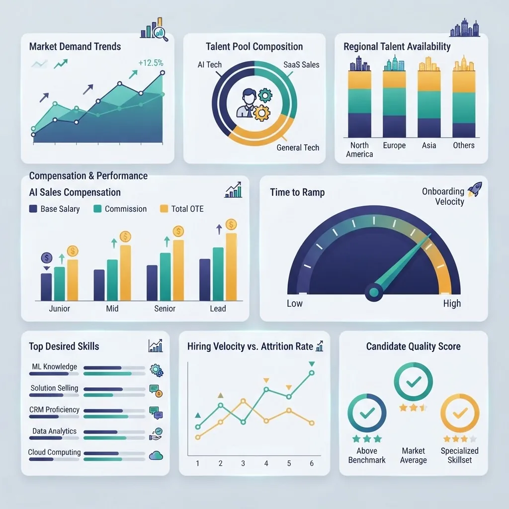 AI sales talent market data dashboard