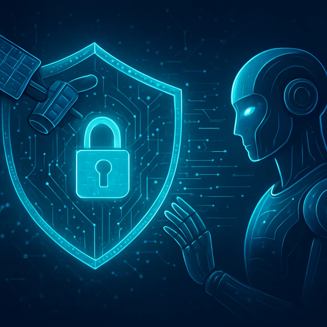 AI protecting satellite communication with a digital security shield