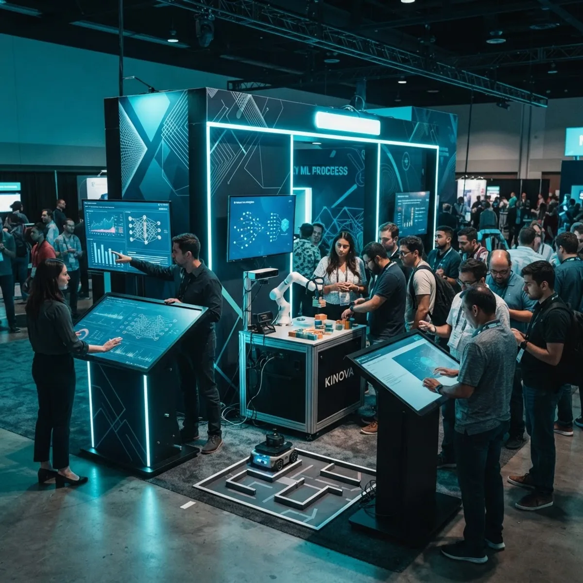 Live machine learning demonstrations at the summit
