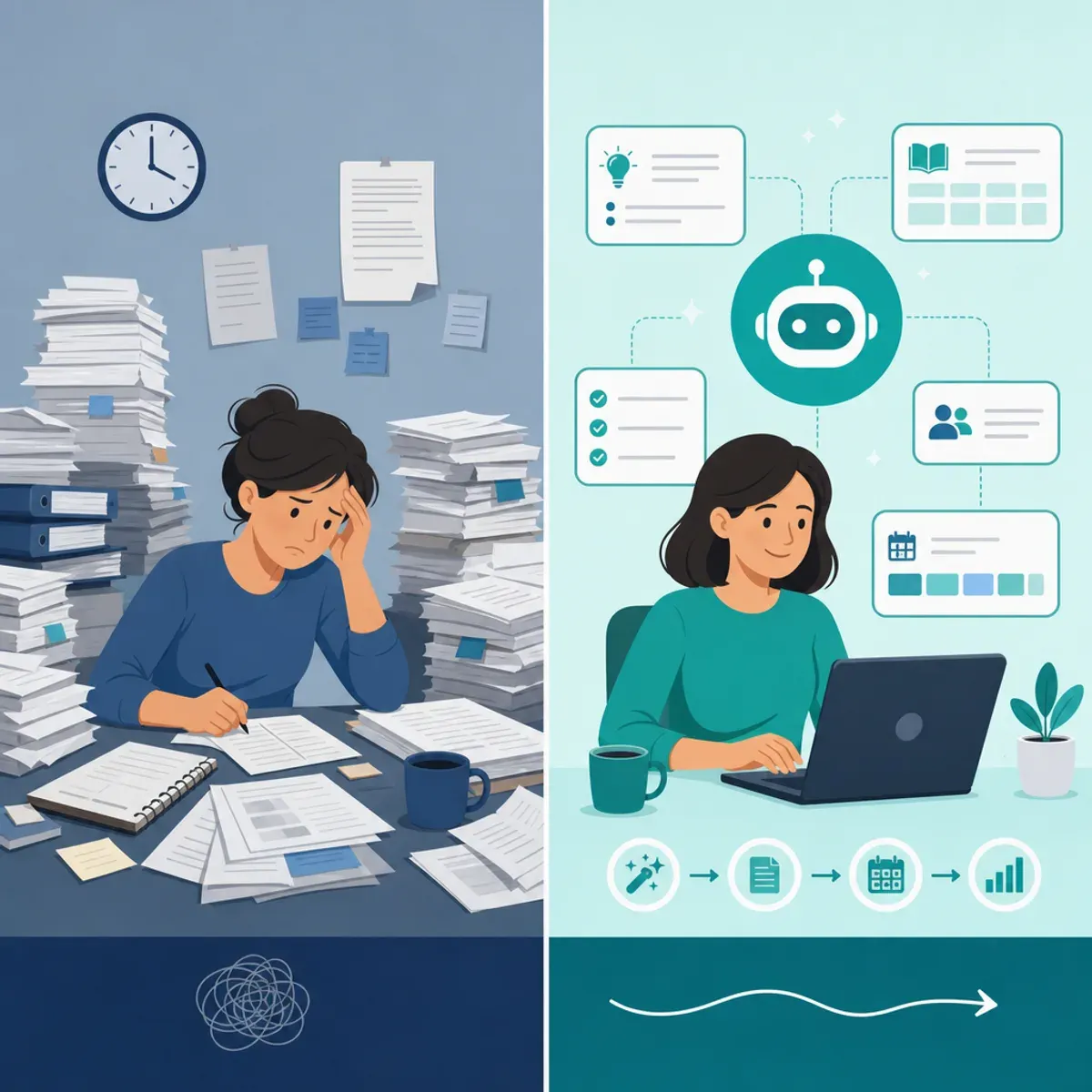 Comparison of AI-assisted and traditional lesson planning
