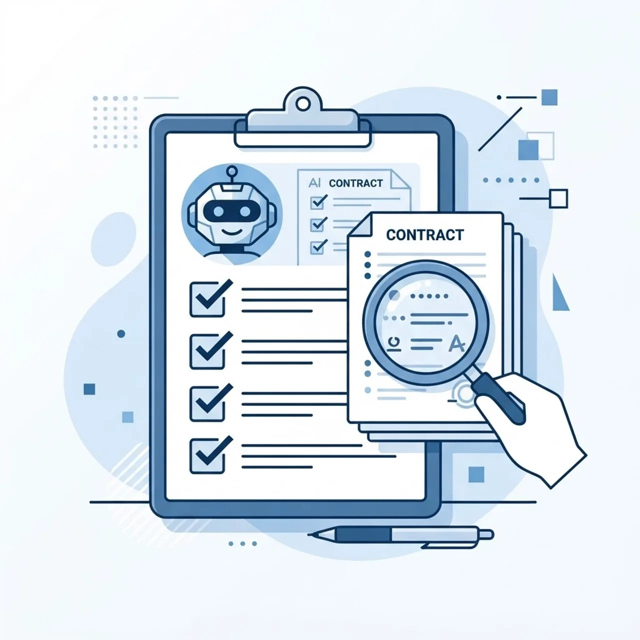 Checklist for reviewing an AI vendor contract