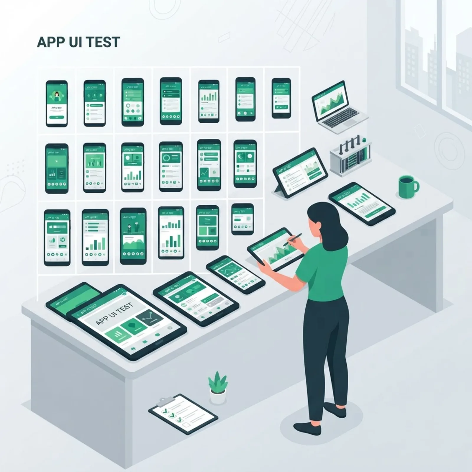 Android device fragmentation testing across multiple screen sizes