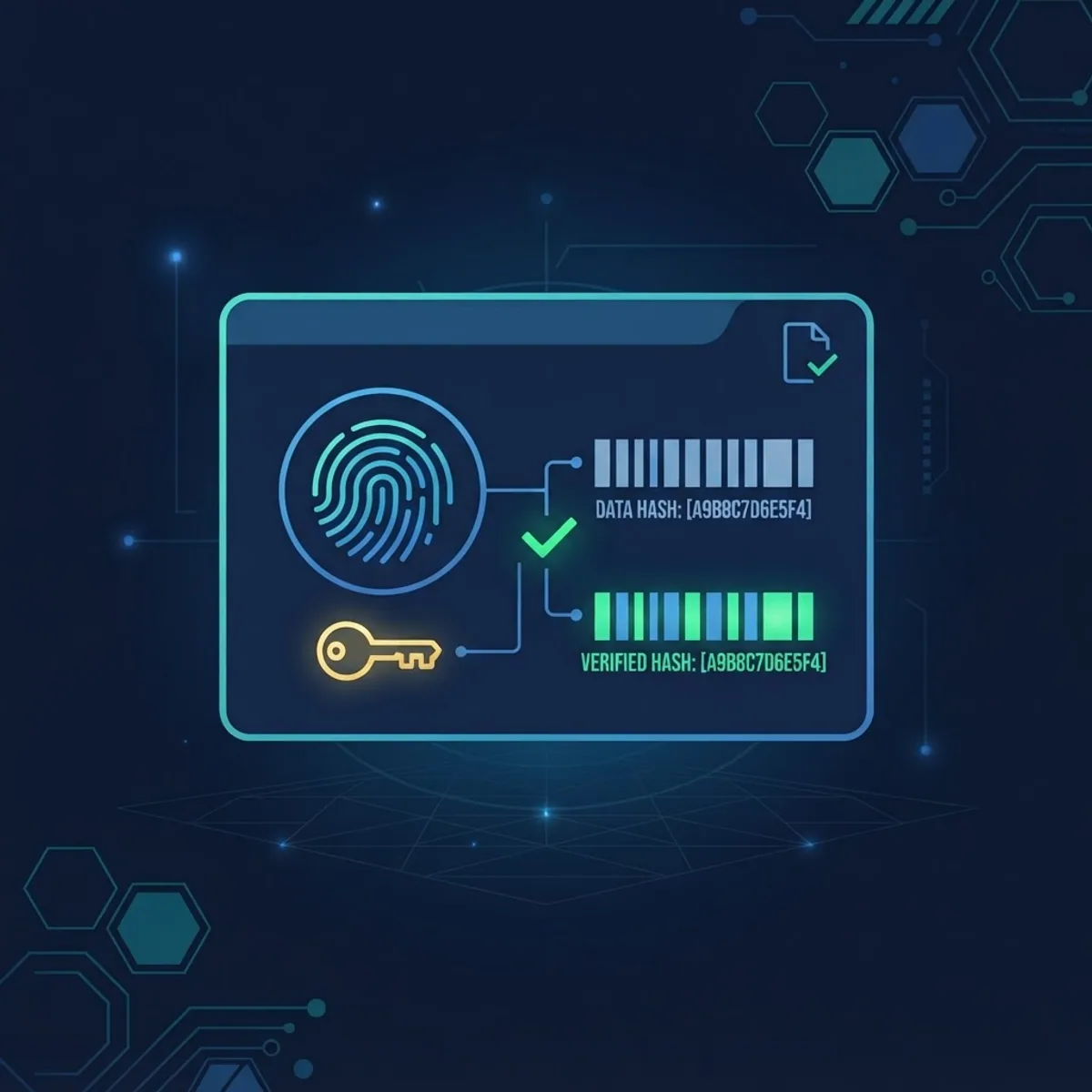 Digital signature and hash verification steps for an Android package