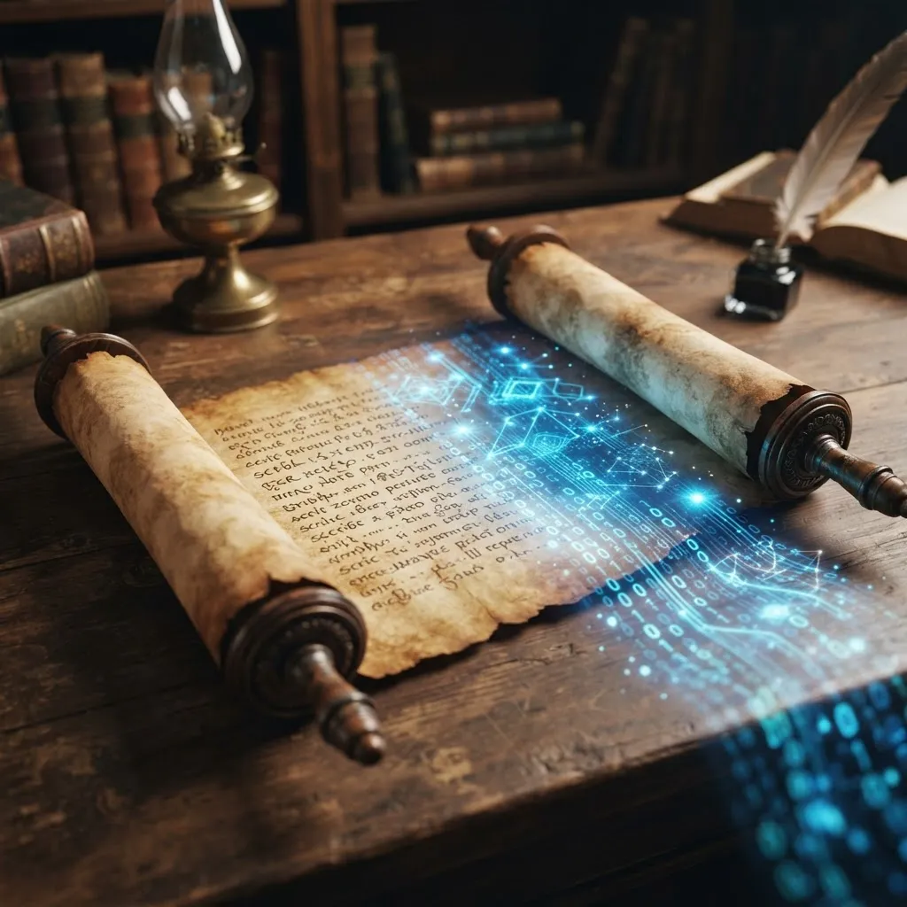 Biblical prophecy and technology symbolism