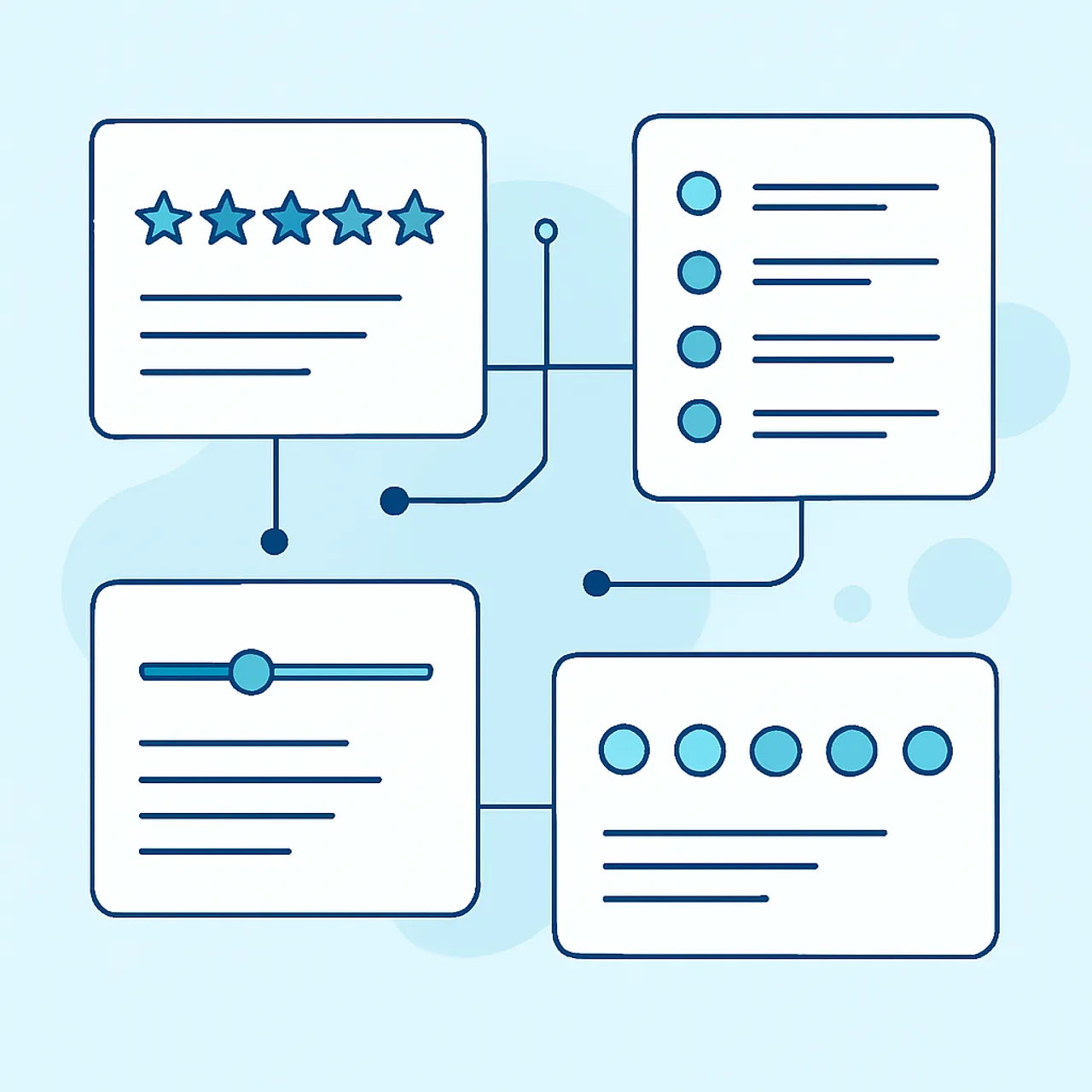 Different types of artificial intelligence survey question formats