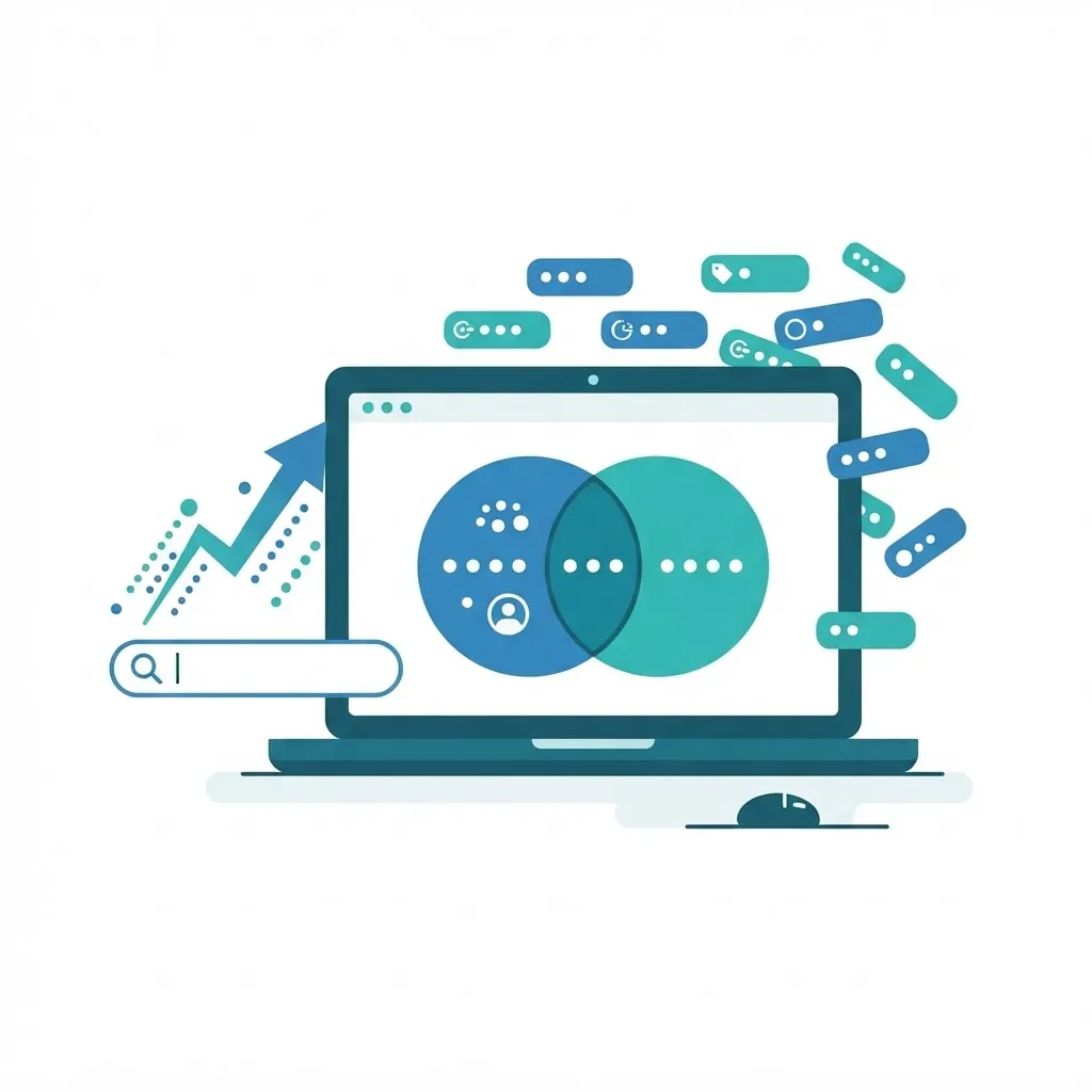 SEO keyword gap analysis between B2B competitors
