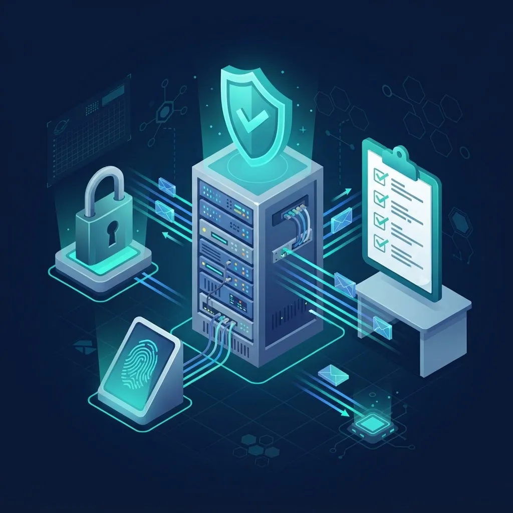 Security and compliance controls for a bespoke web application
