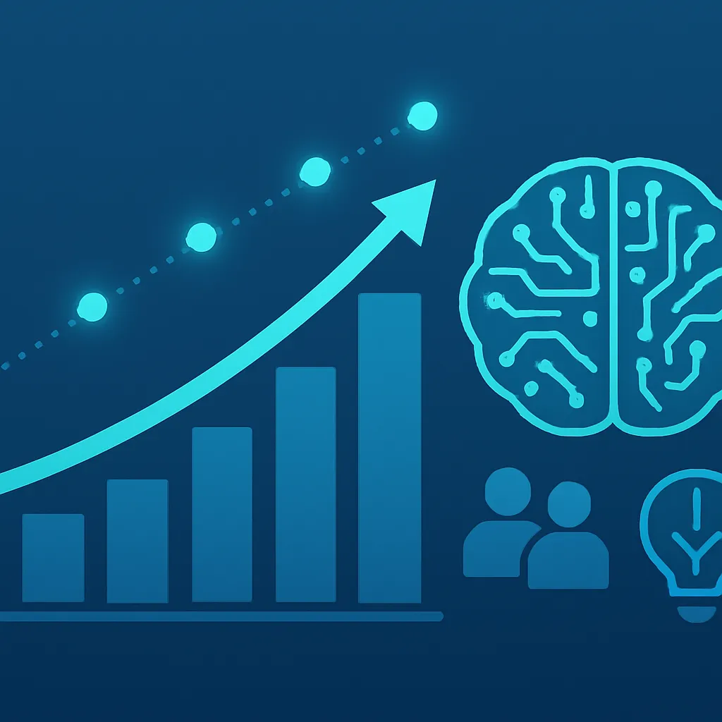 Business benefits of BinaryMove AI growth chart