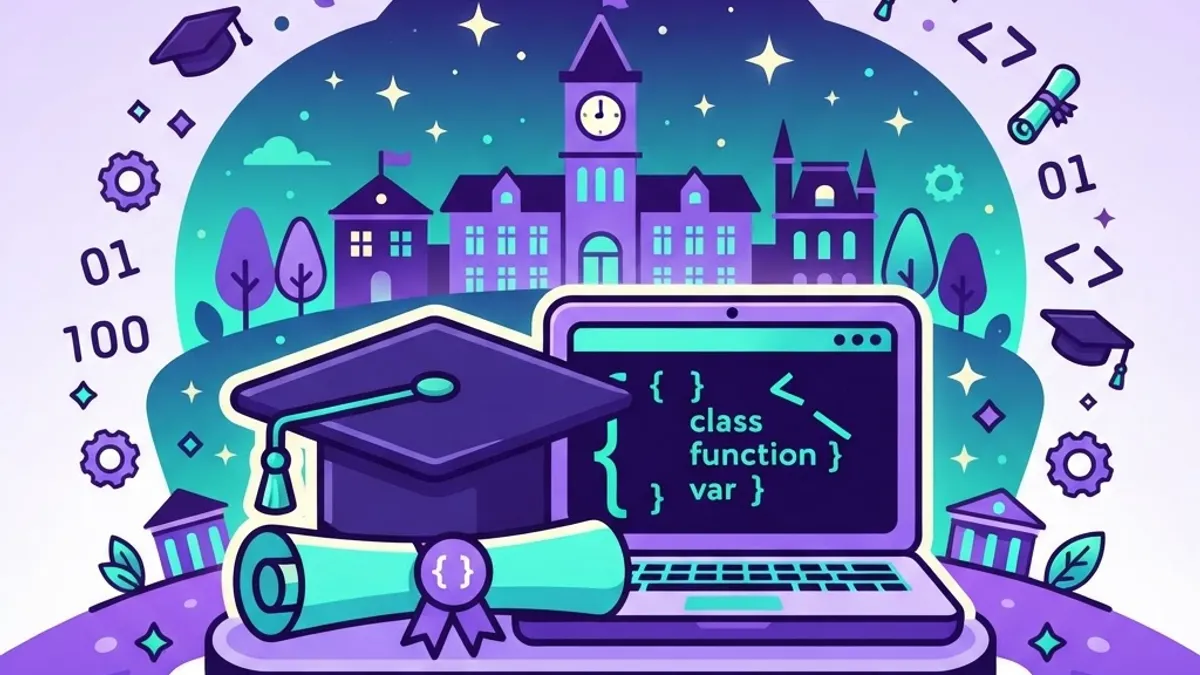 BitLife computer science degree and university path