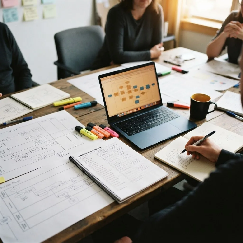 Business requirements discovery workshop for a custom application project