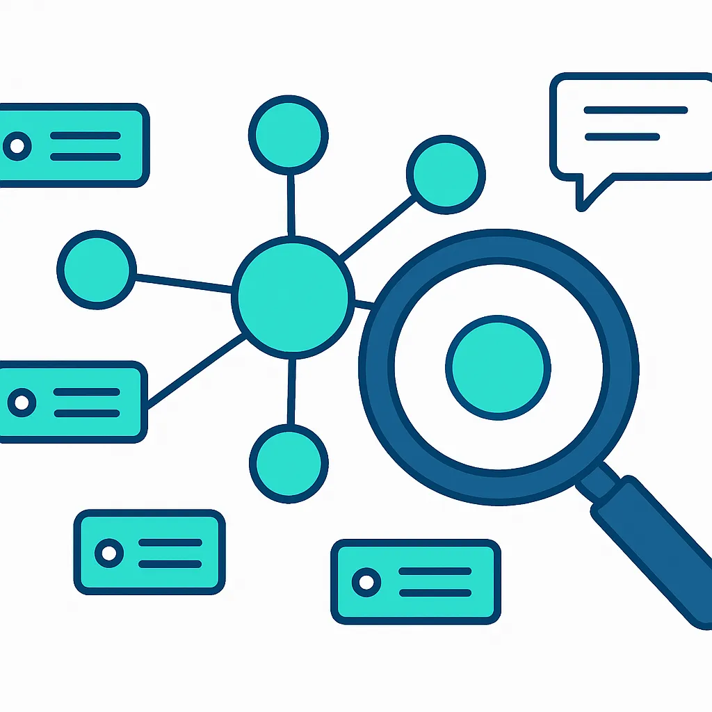 ChatGPT keyword research prompts displayed on a workflow diagram