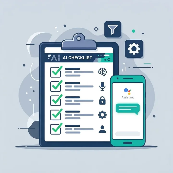 Checklist for choosing an Android AI assistant