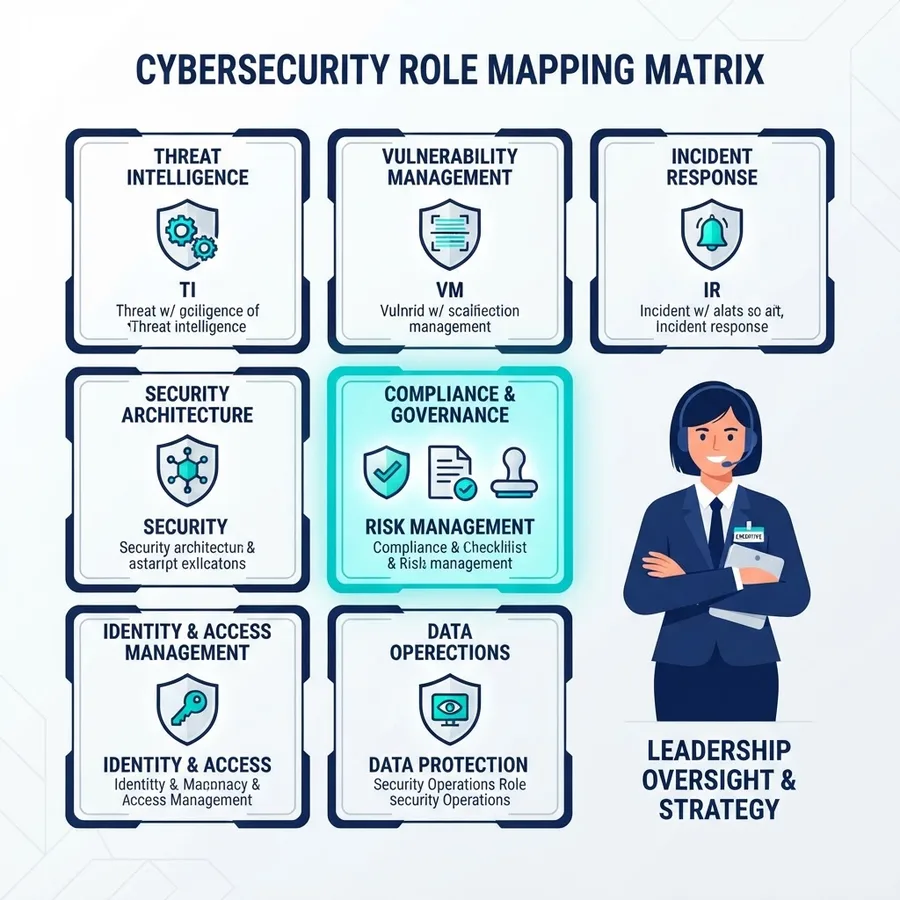 CISO cybersecurity title mapping matrix