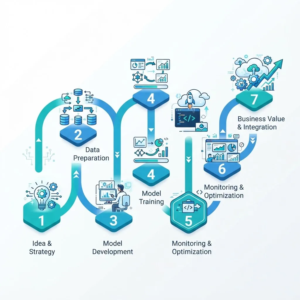 Clog AI implementation steps illustration