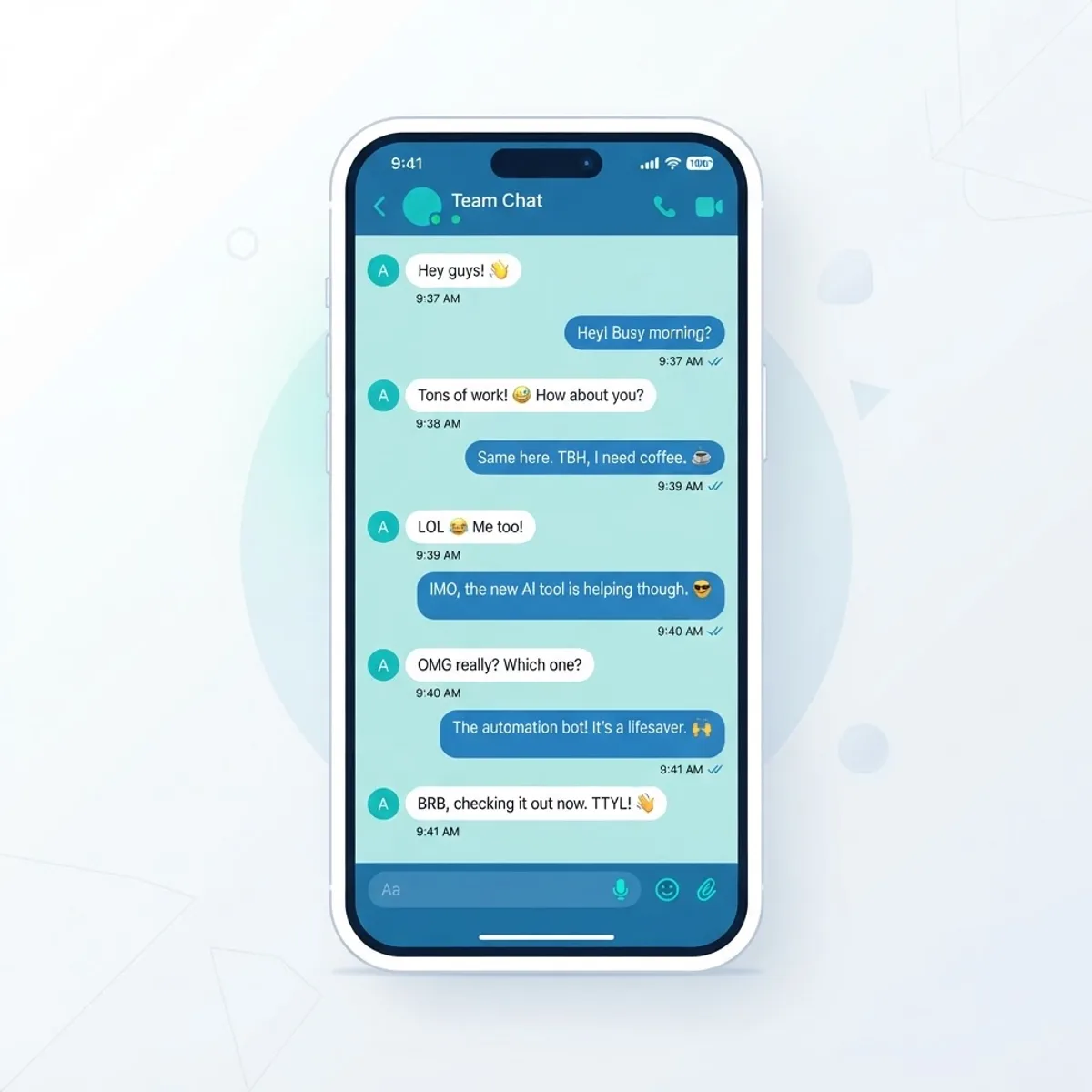 Common AI texting abbreviations