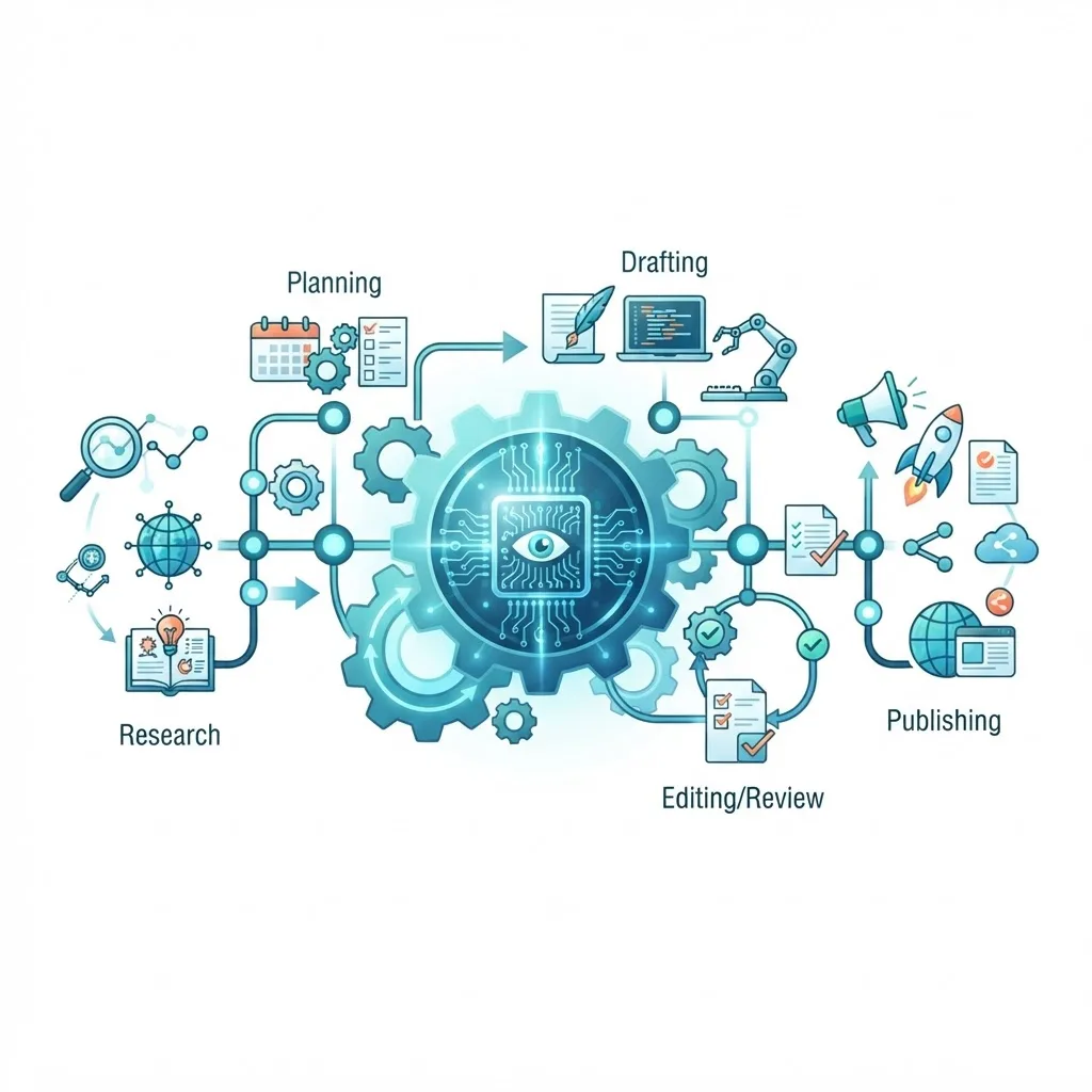 Automated content workflow pipeline